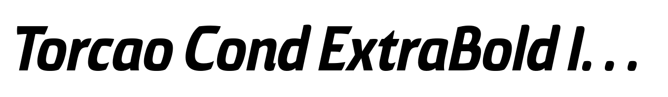 Torcao Cond ExtraBold Italic